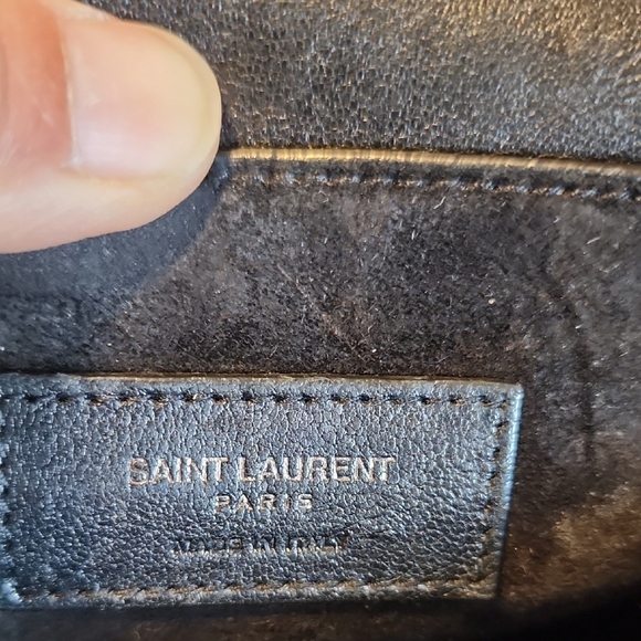 Saint Laurent Black Leather Small Charlotte Toy Crossbody Bag - Picture 2 of 8